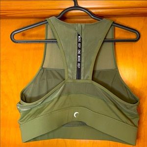Olive green All Star Bra